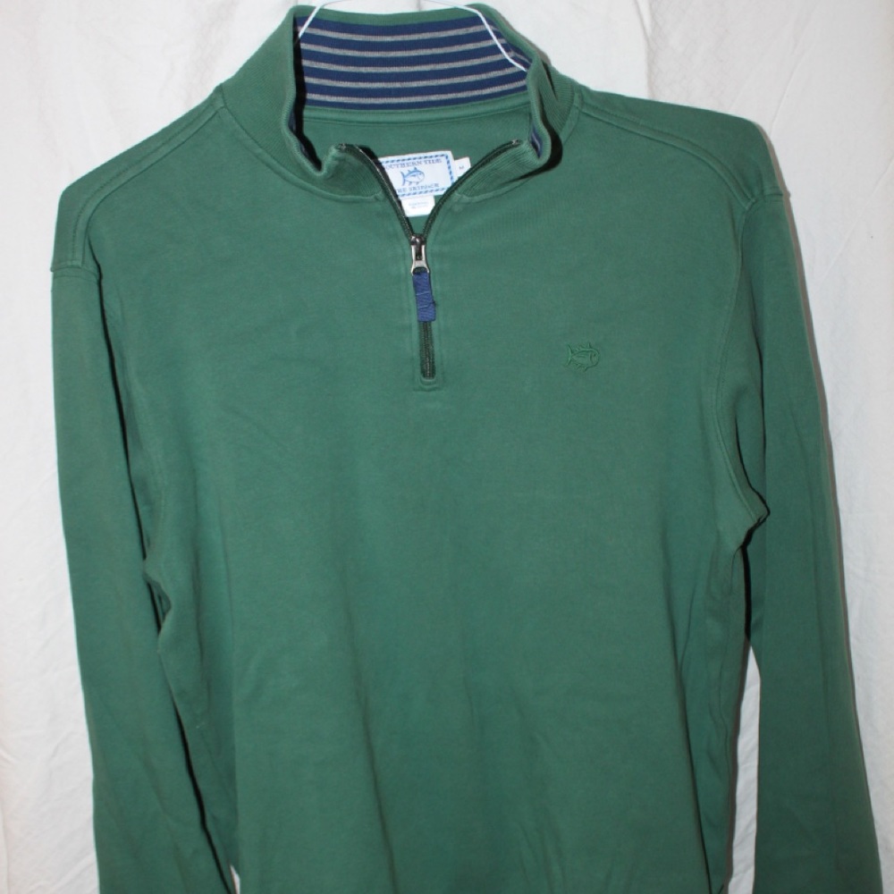 SOUTHERN TIDE M QUARTER ZIP